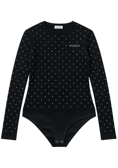 Body bambina nero in velo Pinko | KFBD002/SUNERO