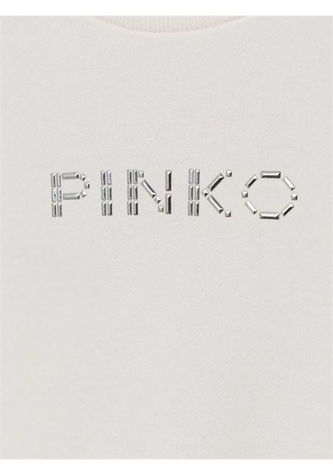 Felpa bambina panna in cotone Pinko | KFFE011/SUPANNA