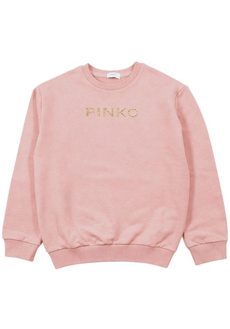 Felpa bambina rosa in cotone Pinko | KFFE011/SUROSA