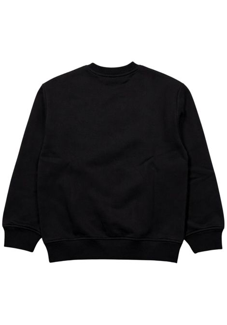 Felpa bambina nera in cotone Pinko | KFFE024/SUNERO