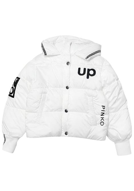 Giubbino bambina bianco imbottito Pinko | KFGB009CBIANCO