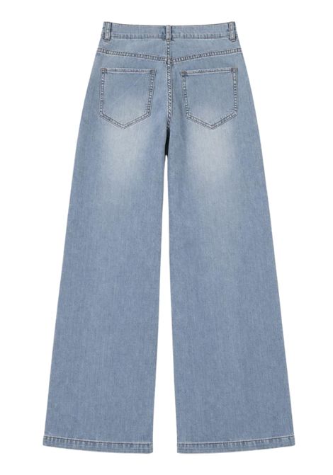 Jeans bambina azzurro in cotone Pinko | KFPA031/SUDENIM