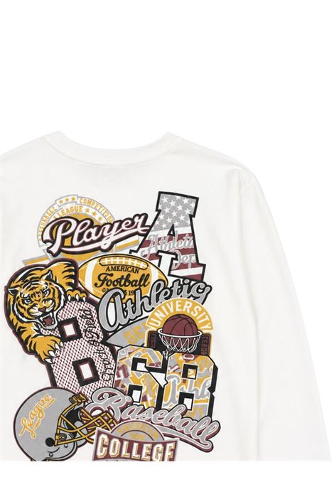 White cotton T-shirt for children Please | 7854545/DEBIANCO