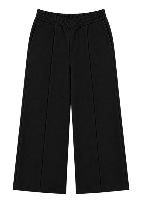 Pantalone bambina nero in cotone Please | FJ23040G78/DENERO