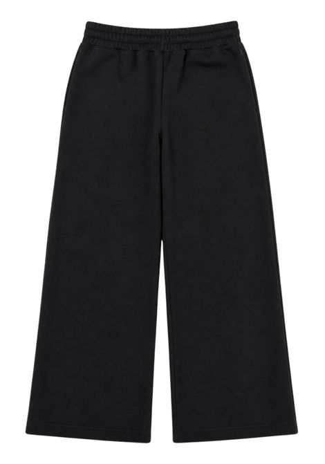 Pantalone bambina nero in cotone Please | FJ23040G78/DENERO