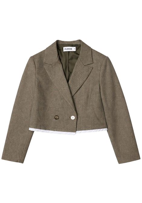 Giacca bambina in misto viscosa Please | JB15103/MAVERDE