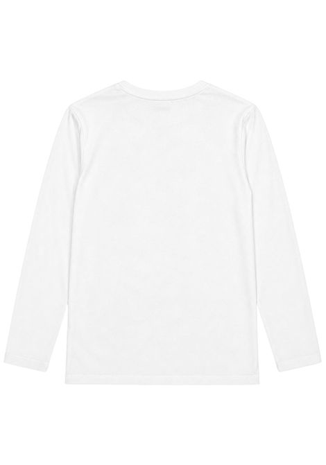 White cotton T-shirt for children Please | ML29030B78/DEBIANCO