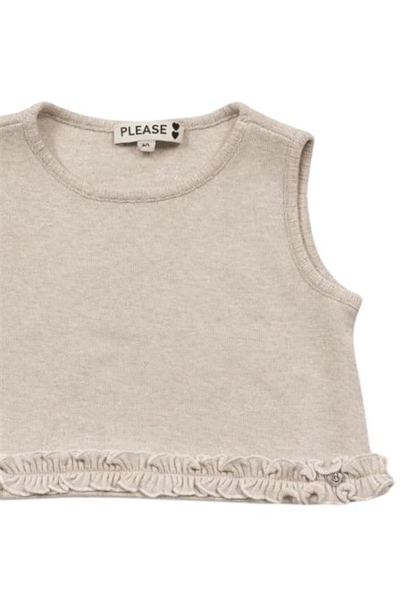 Maglia neonata in misto viscosa Please | MQ02230/MABEIGE