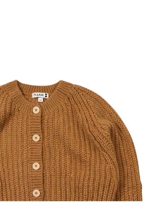 Girls' wool and viscose cardigan Please | NB34230/MABEIGE