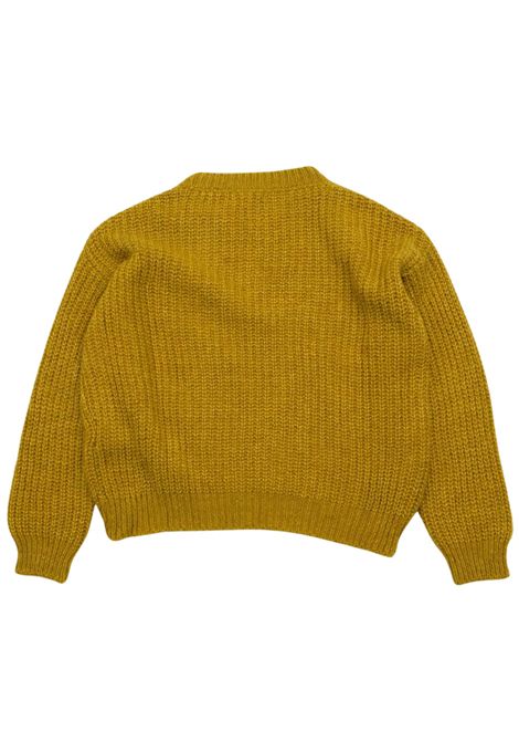 Maglione bambina in lana e viscosa Please | NB46230/MAVERDE