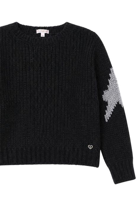 Girls' wool blend sweater Please | NB69230G55/DENERO