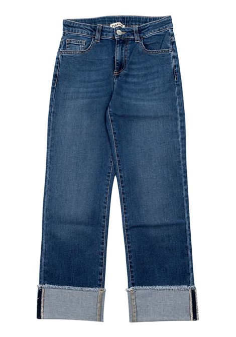 Jeans bambina in cotone denim Please | PH04012G/MADENIM