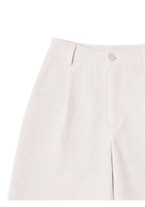 Beige velvet Bermuda shorts for girls Please | RB14062G/MABEIGE