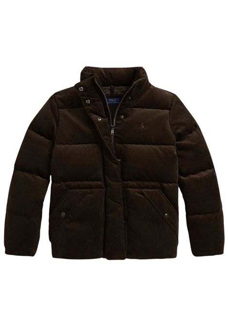 Giubbino bambino marrone imbottito RALPH LAUREN | 313978742001/DEBMARRONE