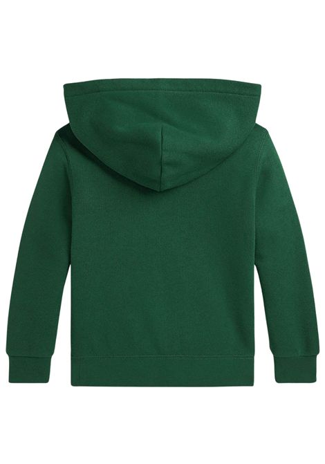 Felpa bambino verde in cotone RALPH LAUREN | 322960440003/DEBVERDE