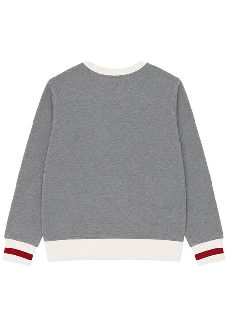 Felpa bambino grigia in cotone RALPH LAUREN | 45789563/DEBGRIGIO
