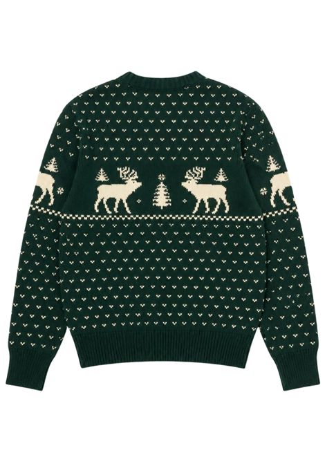 Maglione bambino verde in lana RALPH LAUREN | 981052/DEBVERDE