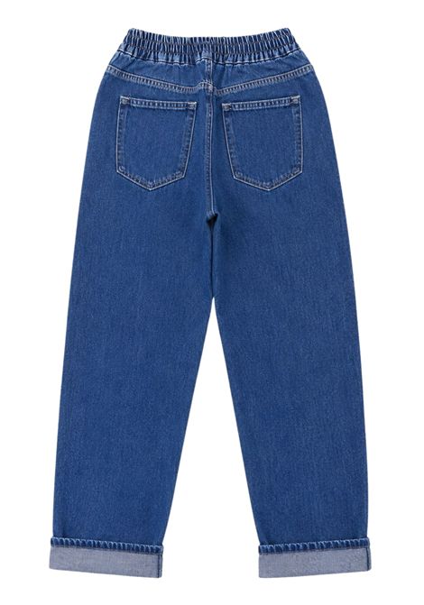 Blue cotton jeans for children REPLAY | SB9080/DEBDENIM