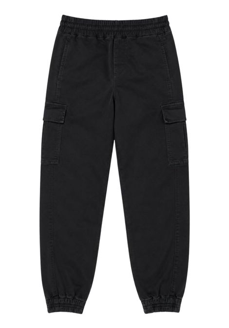 Pantalone bambino nero in cotone REPLAY | SB9085/DEBNERO