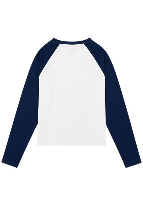 Cream cotton T-shirt for girls REPLAY | SG7150/DEBPANNA