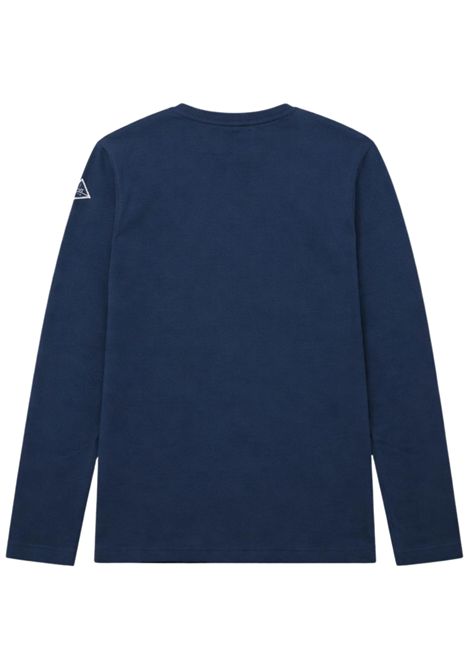 T-shirt bambino blu in cotone ROY ROGER'S | F104003885/SUBLU