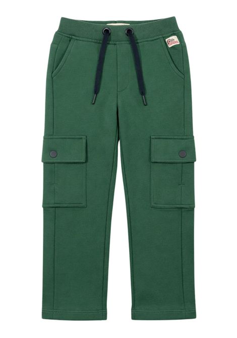 Pantalone bambino verde in cotone ROY ROGER'S | F11200/SUVERDE