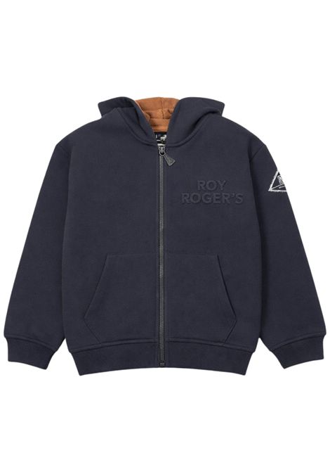 Felpa bambino grigia in cotone ROY ROGER'S | F12400/SUGRIGIO
