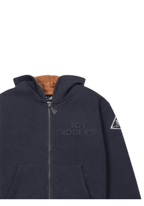 Felpa bambino grigia in cotone ROY ROGER'S | F12400/SUGRIGIO