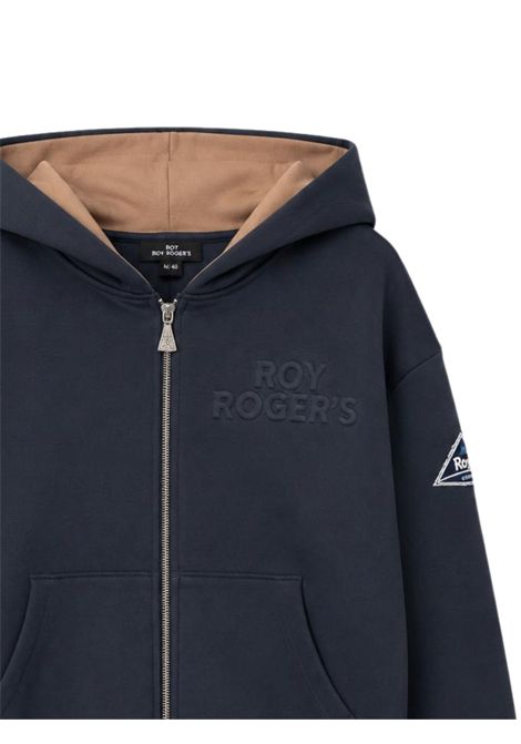 Felpa bambino grigia in cotone ROY ROGER'S | RF124/DEBGRIGIO