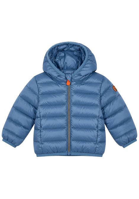 Giubbino neonato azzurro imbottito SAVE THE DUCK | I30005G/MAZZURRO