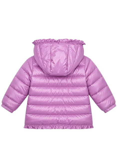 Giubbino neonata glicine con cappuccio SAVE THE DUCK | I32771G/MGLICINE