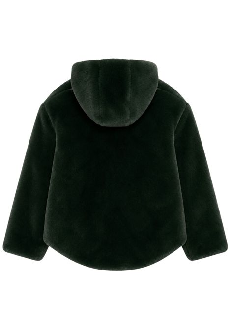 Pelliccia bambina verde reversibile SAVE THE DUCK | J31153G/MVERDE