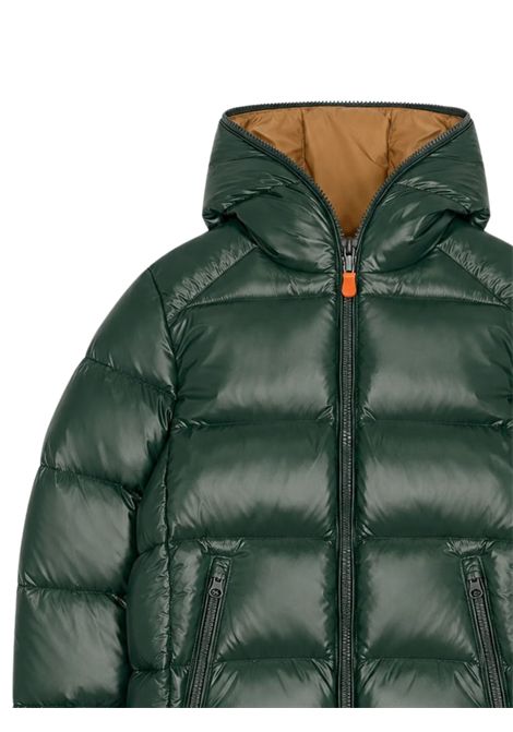 Giubbino bambino verde imbottito SAVE THE DUCK | J31280B/MVERDE