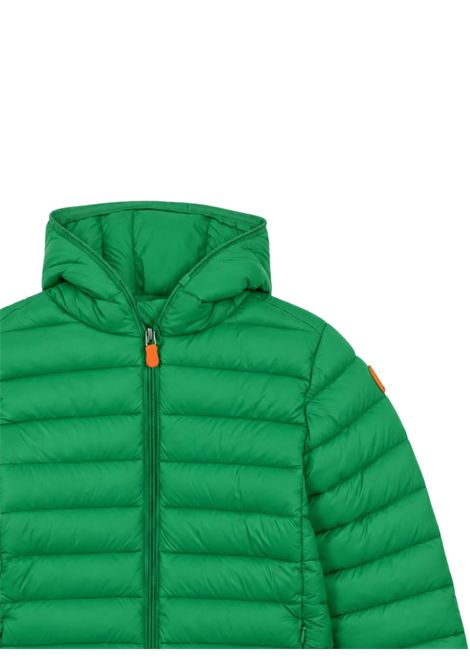 Green unisex jacket with hood SAVE THE DUCK | J32310G/MVERDE