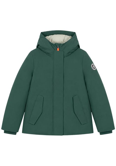 Green padded children's jacket SAVE THE DUCK | J33054G/MVERDE