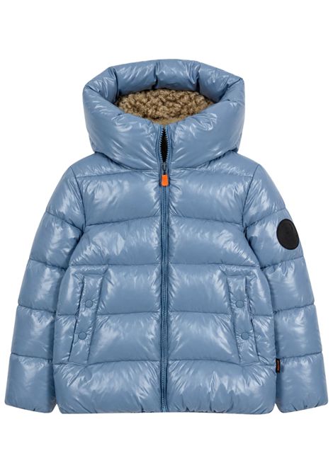 Giubbino bambina azzurro imbottito SAVE THE DUCK | J33074G/MAZZURRO