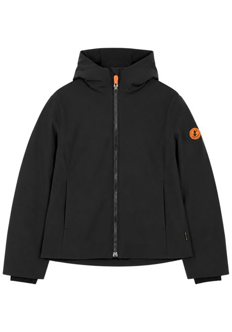 Giubbino bambina nero con cappuccio SAVE THE DUCK | J33184B/MNERO