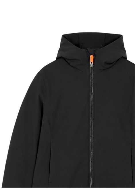 Giubbino bambina nero con cappuccio SAVE THE DUCK | J33184B/MNERO