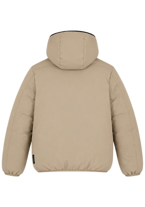 Reversible beige children's jacket SAVE THE DUCK | J33600B/MBEIGE