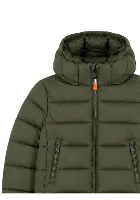 Giubbino bambino verde imbottito SAVE THE DUCK | J35560B/MVERDE