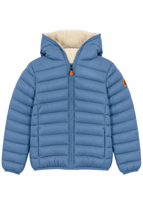 Giubbino unisex azzurro in nylon SAVE THE DUCK | J39690G/MAZZURRO