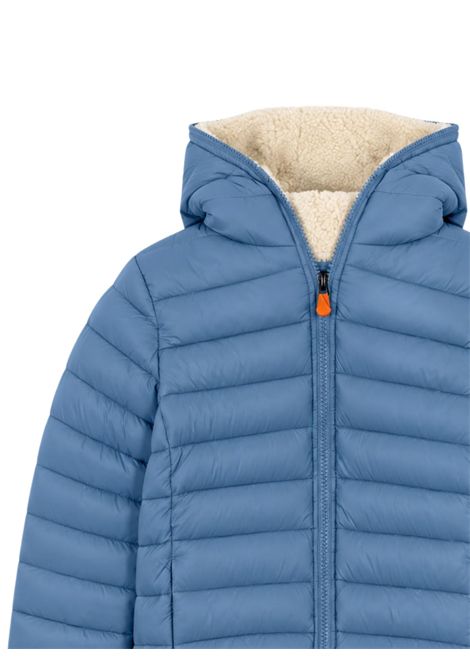 Giubbino unisex azzurro in nylon SAVE THE DUCK | J39690G/MAZZURRO