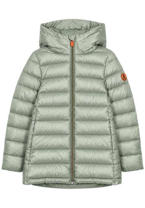 Giubbino bambina verde chiaro imbottito SAVE THE DUCK | J40279G/MVERDE CHIARO