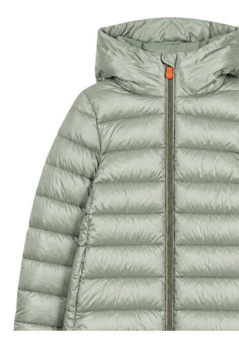 Giubbino bambina verde chiaro imbottito SAVE THE DUCK | J40279G/MVERDE CHIARO