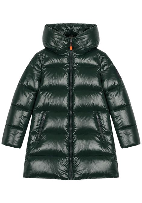 Giubbino bambina verde imbottito SAVE THE DUCK | J45510G/MVERDE