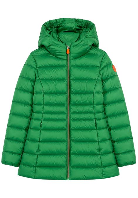 Giubbino bambina verde imbottito SAVE THE DUCK | J47300G/MVERDE