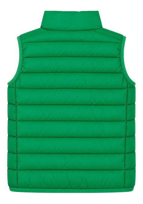 Green padded children's sleeveless jacket SAVE THE DUCK | J82430X/MVERDE