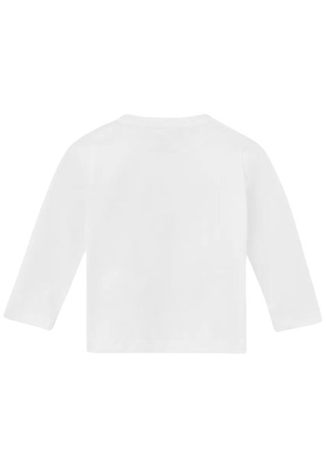 T-shirt neonato bianca in cotone STELLA MC CARTNEY | 8R8610/DEBBIANCO