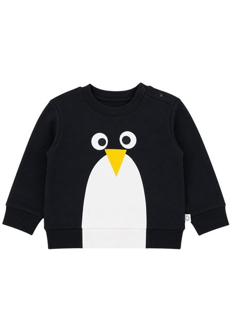 Felpa neonato nera in cotone STELLA MC CARTNEY | TT4630/DEBNERO