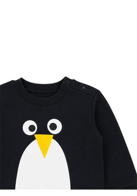 Felpa neonato nera in cotone STELLA MC CARTNEY | TT4630/DEBNERO